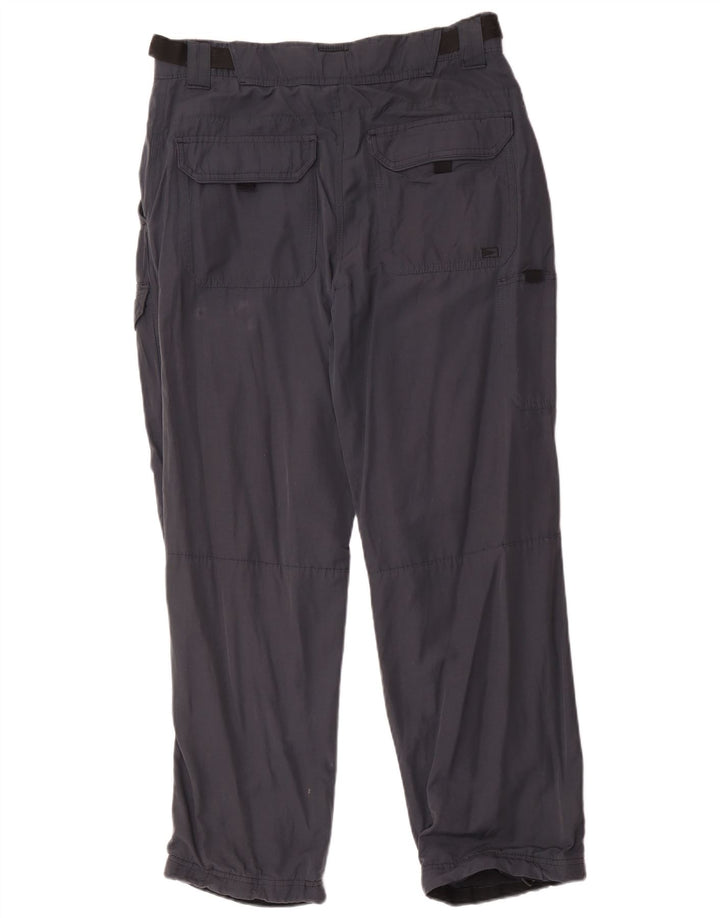 Marks & Spencer Ανδρικό ίσιο παντελόνι αντιανεμικό W34 L31 Navy Blue