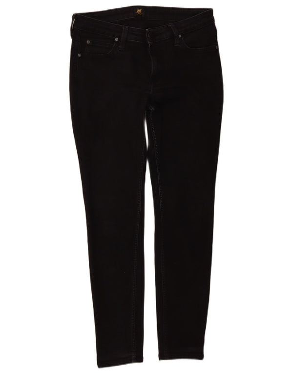 Lee Womens Scarlett Skinny Jeans W29 L28 Μαύρο βαμβακερό