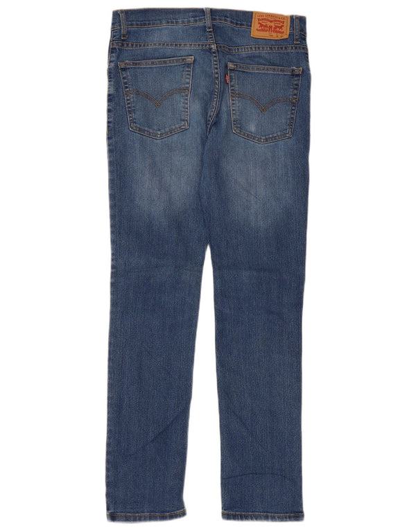 Levi's Boys 510 Distressed Skinny Jeans 15-16 ετών W28 L28 Blue Cotton