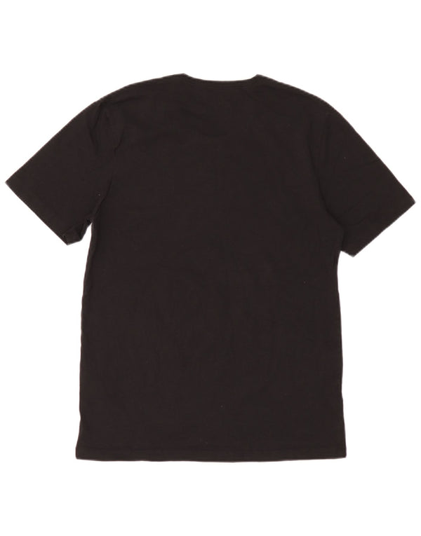 Ανδρικό T-Shirt Hugo Boss Τοπ μεσαίο μαύρο βαμβακερό