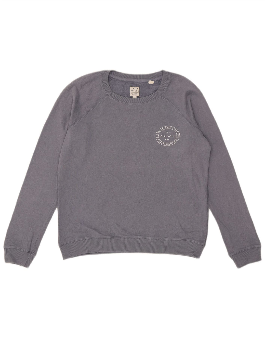 Jack Wills Γυναικεία φούτερ μεγάλου μεγέθους Jumper UK 10 Small Blue