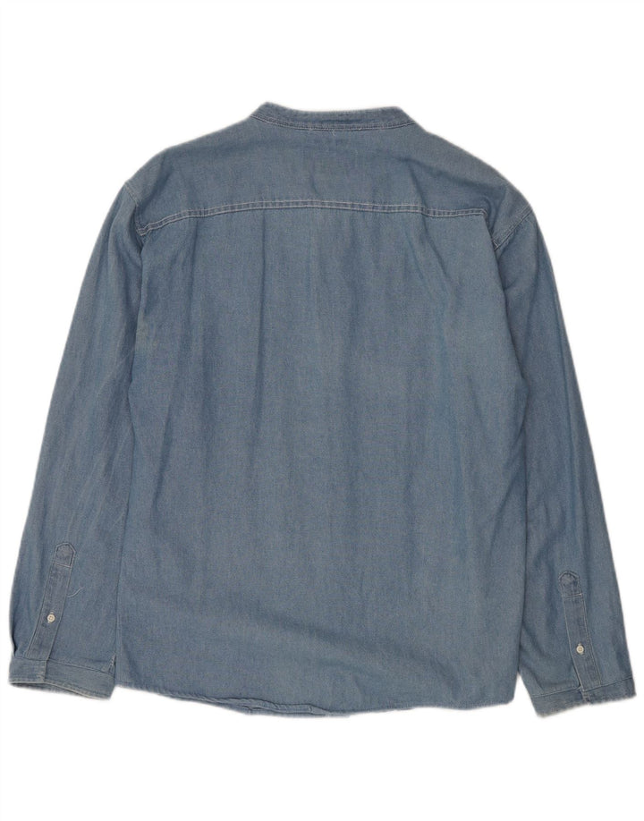 Ανδρικό τζιν πουκάμισο AMERICAN RAG 3XL Μπλε βαμβακερό