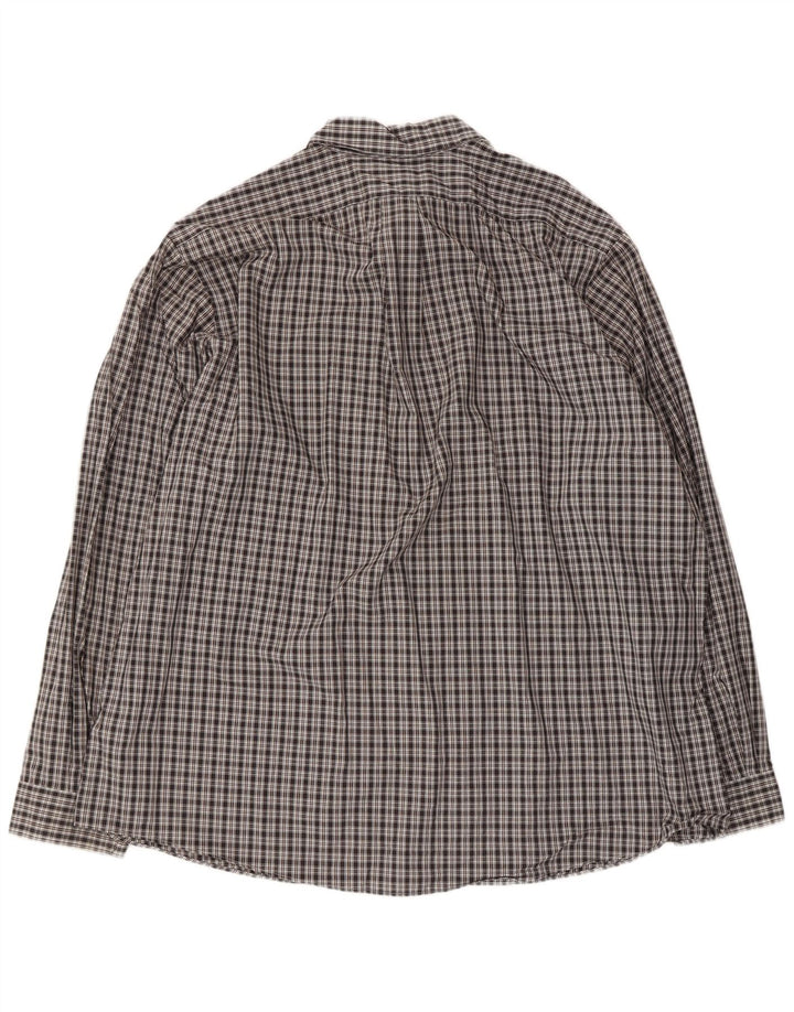 Eddie Bauer Ανδρικό πουκάμισο Relaxed Fit 2XL Black Check Cotton