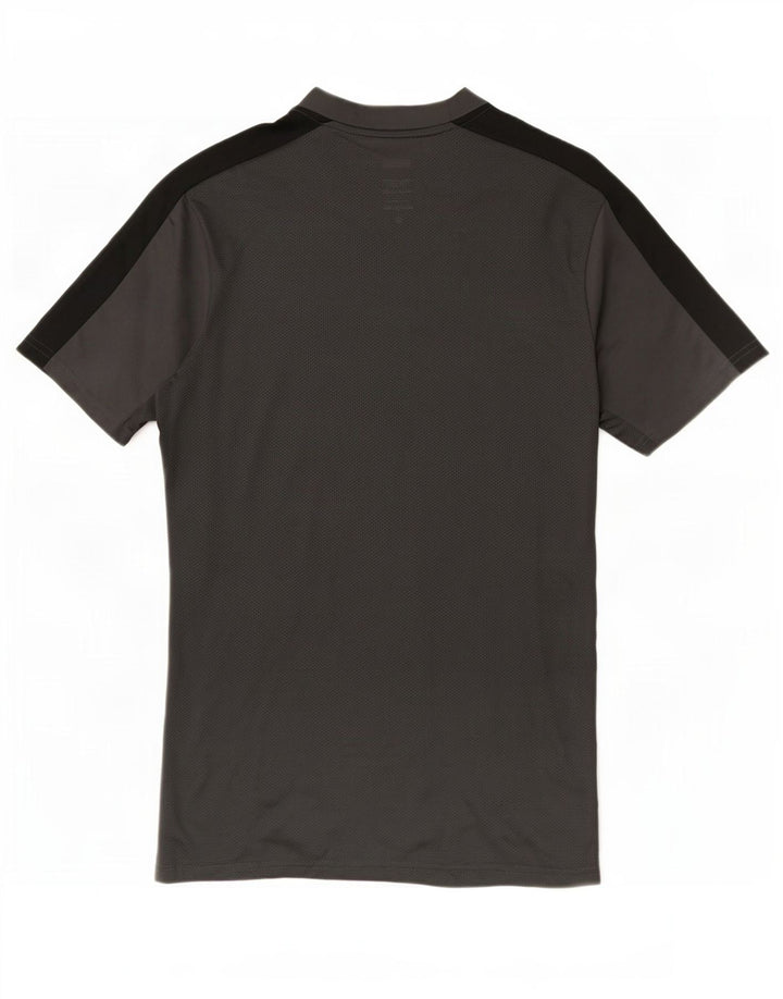 Ανδρικό μπλουζάκι Nike Dri Fit Slim T-shirt με μεσαίο γκρι έγχρωμο πολυεστέρα