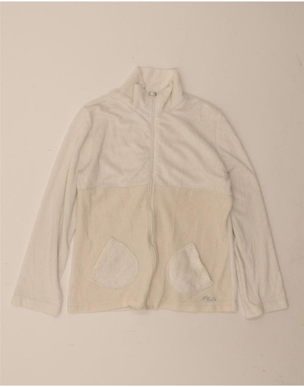 Fila Γυναικείο Fleece Jacket UK 16 Large White