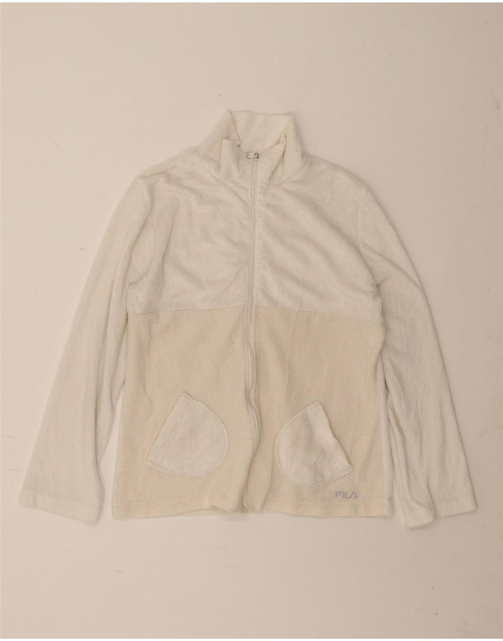 Fila Γυναικείο Fleece Jacket UK 16 Large White