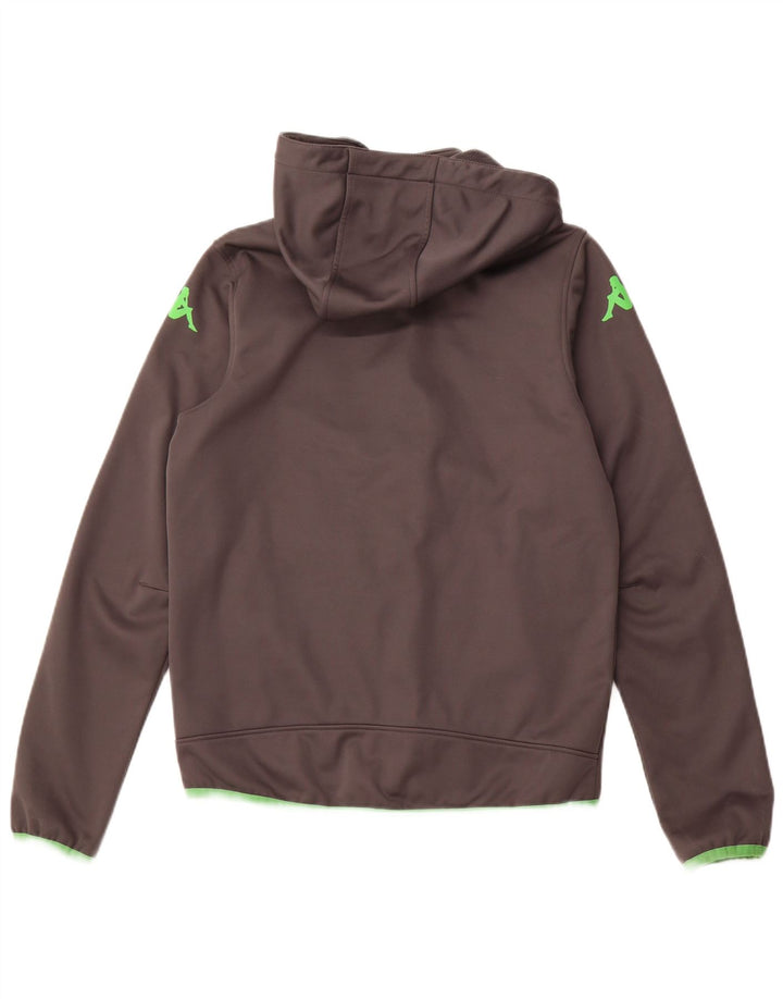 KAPPA Ανδρική φόρμα αθλητικής φόρμας με κουκούλα Borussia Mönchengladbach Top μπουφάν μικρό γκρι