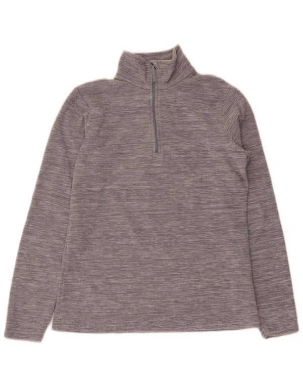 Mountain Warehouse Γυναικείο φερμουάρ Fleece Jumper UK 8 Small Grey Flecked