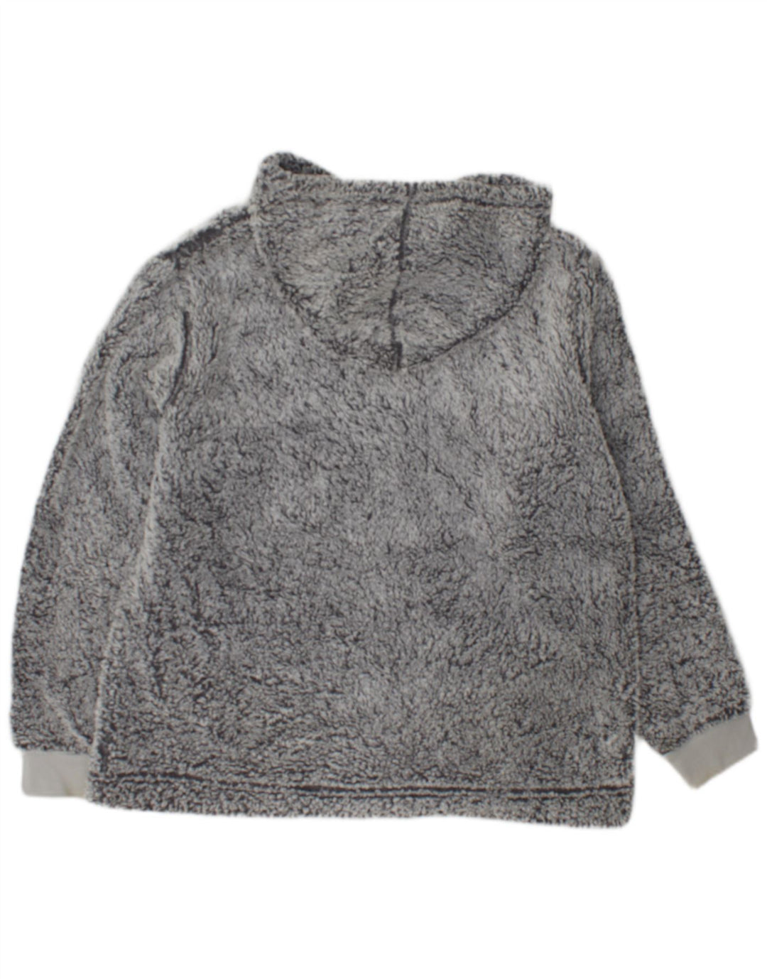 John Lewis Γυναικεία κουκούλα Fleece Jumper UK 14 Medium Grey Polyester