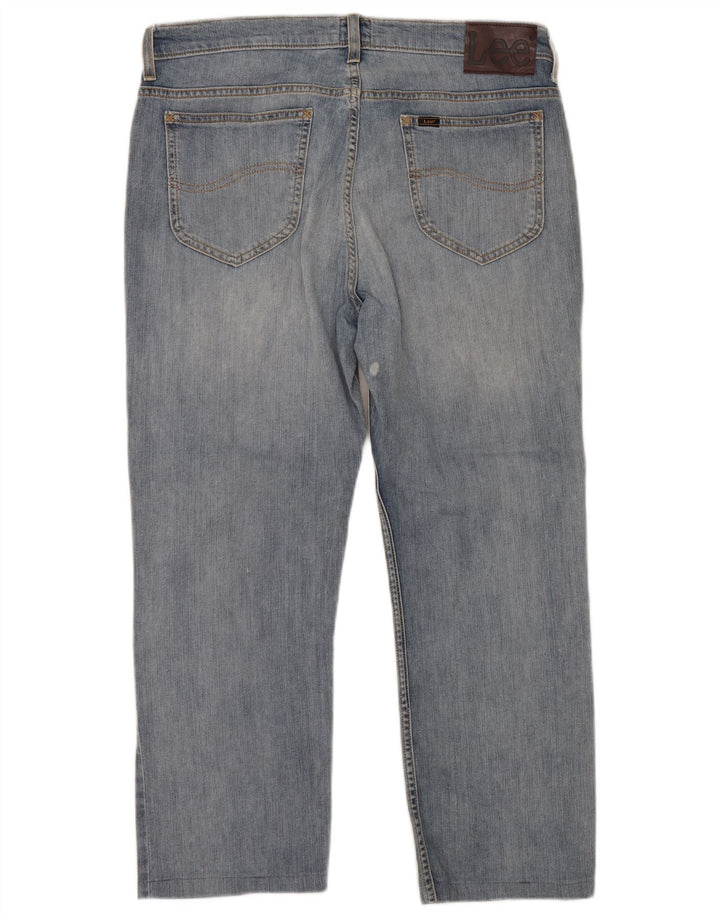 Lee Womens Cropped Jeans W32 L24 Blue