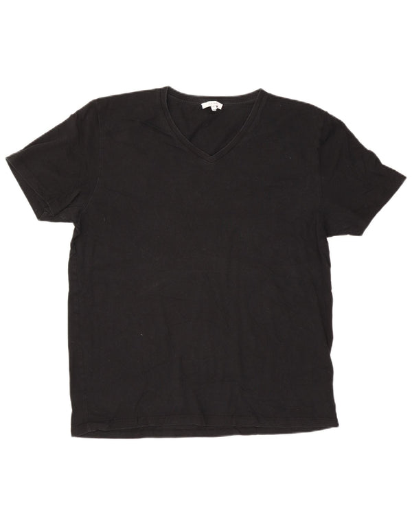 Ανδρικό T-Shirt Reiss Top XL Μαύρο βαμβακερό