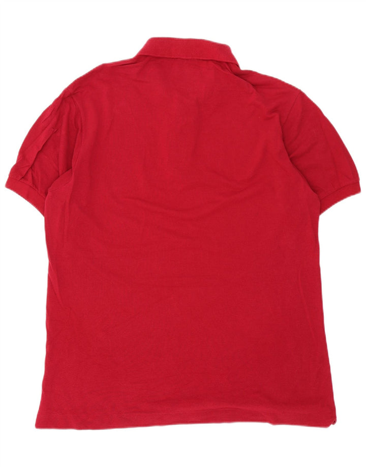 Ανδρικό πουκάμισο πόλο Lacoste, μέγεθος 5, μεγάλο κόκκινο βαμβακερό