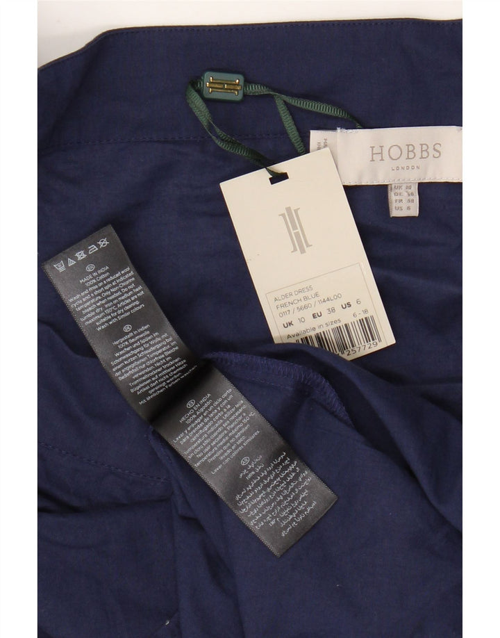 HOBBS Γυναικείο Υπερμεγέθη Φόρεμα Off Shoulder UK 10 Small Navy Blue Floral