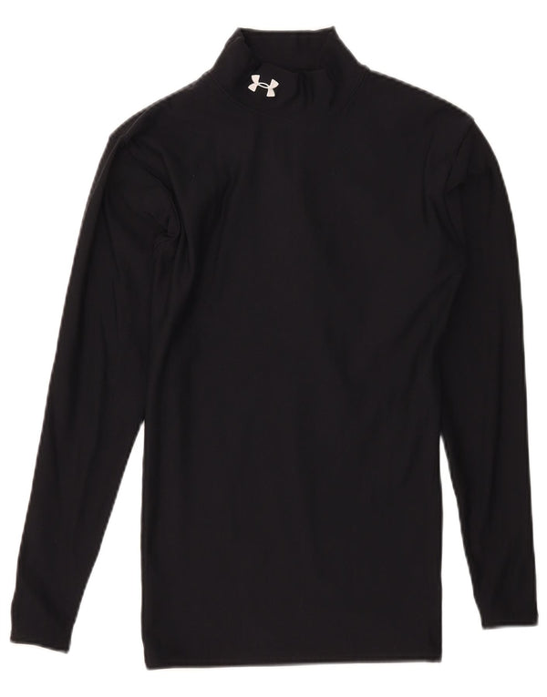 Under Armour Ανδρικό Cold Gear Top Μακρυμάνικο Μικρό Μαύρο Πολυεστέρα