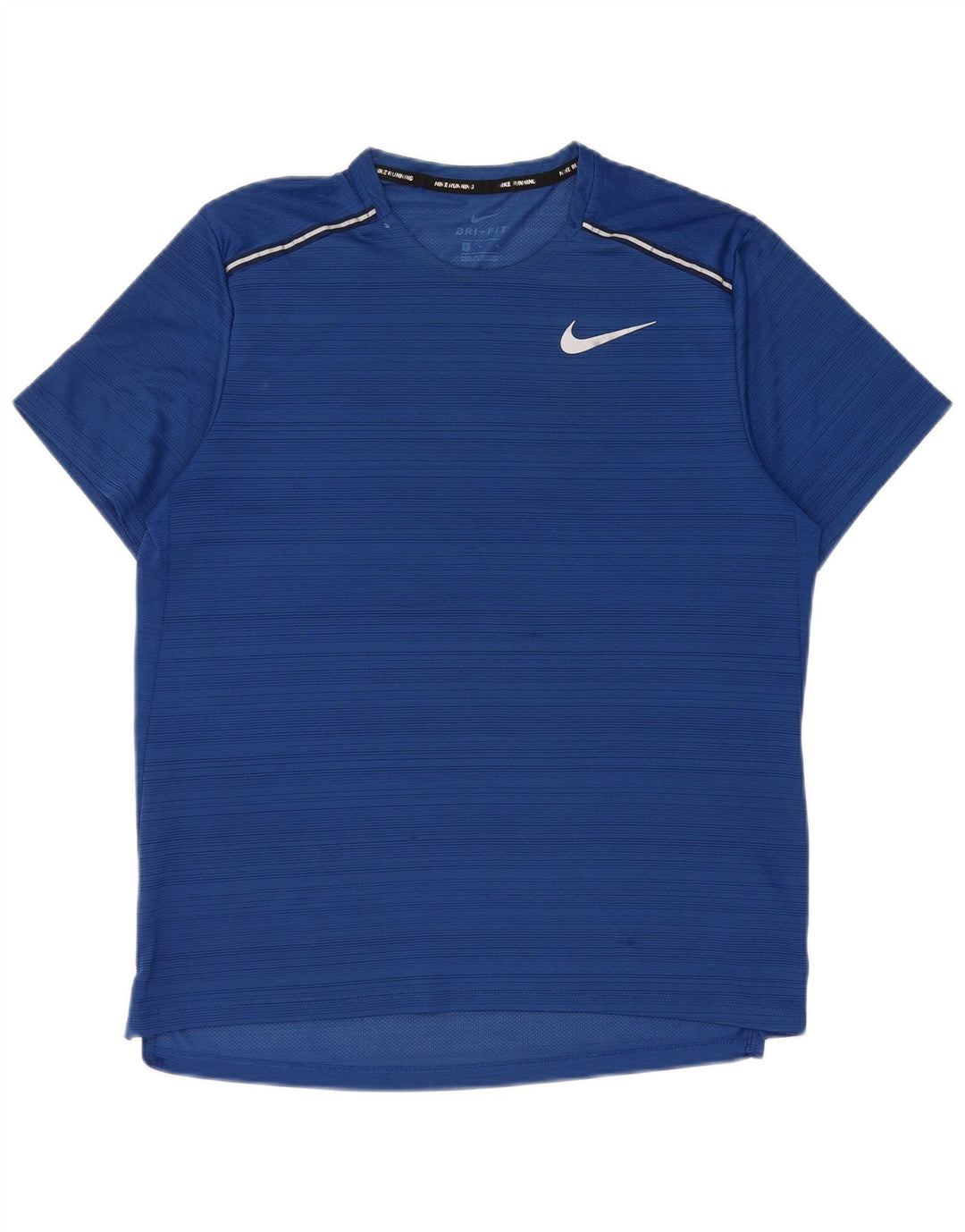 Ανδρικό μπλουζάκι Nike Dri Fit Τοπ μεσαίου μπλε πολυεστέρας με ρίγες