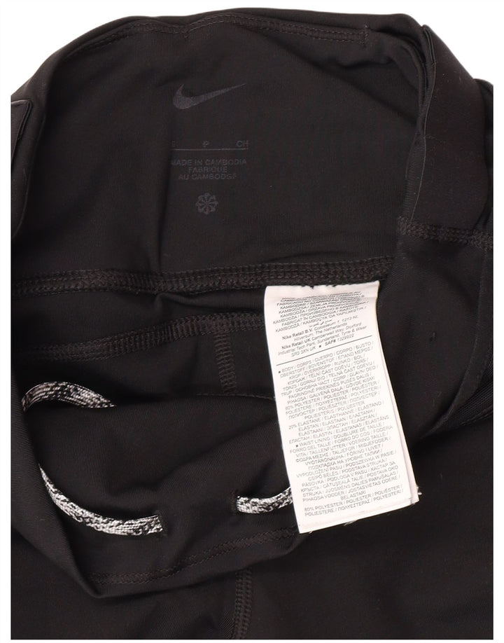 Γυναικεία γραφικά κολάν Nike UK 8 Small Black Polyester