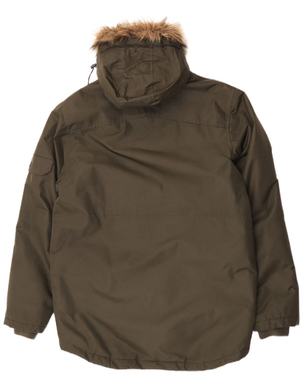 Ανδρικό μπουφάν Parka με κουκούλα Supply & Demand UK 42 XL Khaki Acrylic