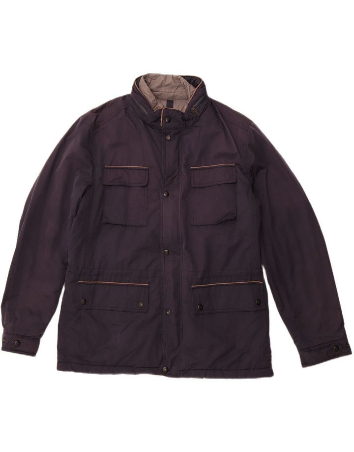 MASSIMO DUTTI Ανδρικό Utility Jacket UK 44 2XL Navy Blue Polyester