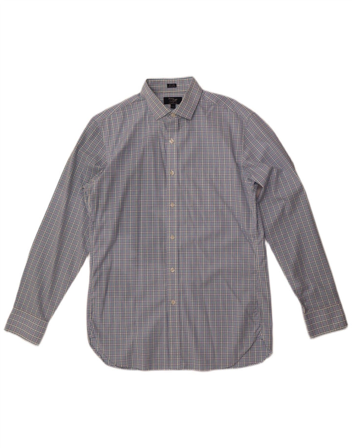 Ανδρικό πουκάμισο J. Crew UK 15 15 1/2 Medium Blue Check Cotton