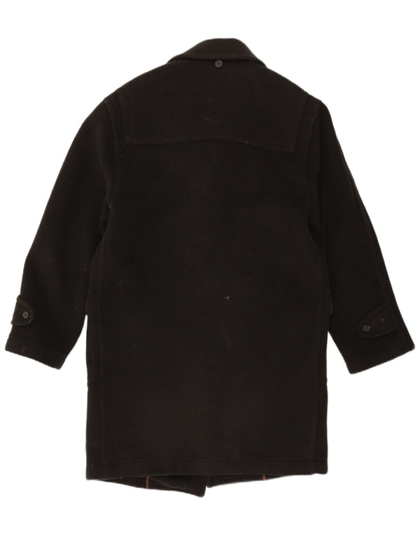 Rodrigo Ανδρικό παλτό Duffle UK 44 2XL Μαύρο μαλλί