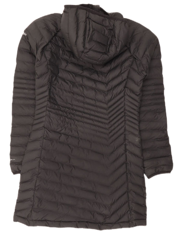 Columbia Γυναικείο παλτό με κουκούλα UK 10 Small Black Polyester
