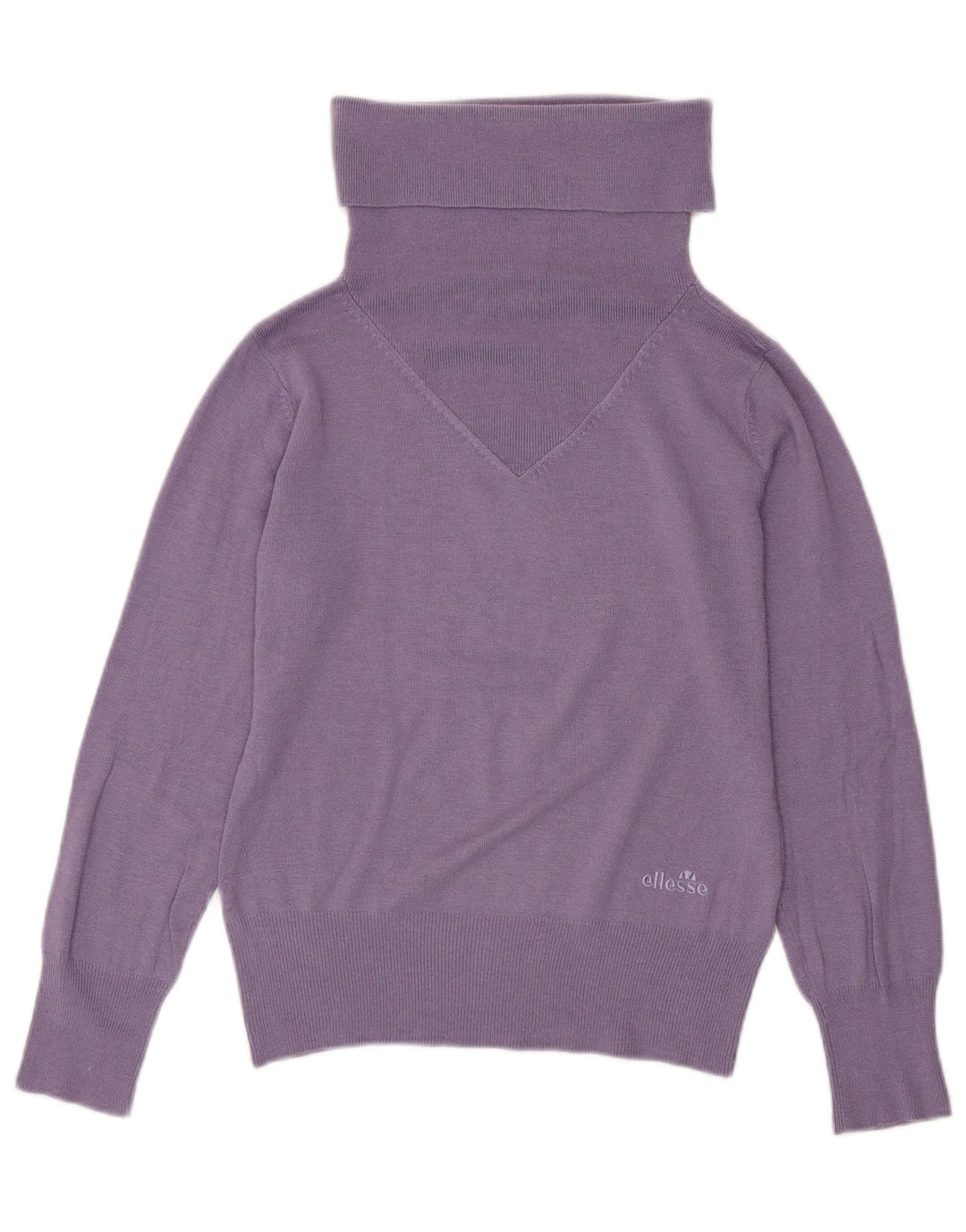 ELLESSE Γυναικείο πουλόβερ με ρολό λαιμόκοψη IT 46 Large Purple Modal