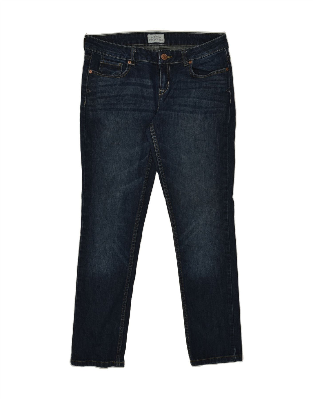 AEROPOSTALE Womens Skinny Jeans US 10 Large W30 L38  Blue Cotton | Vintage Aeropostale | Thrift | Second-Hand Aeropostale | Used Clothing | Messina Hembry 