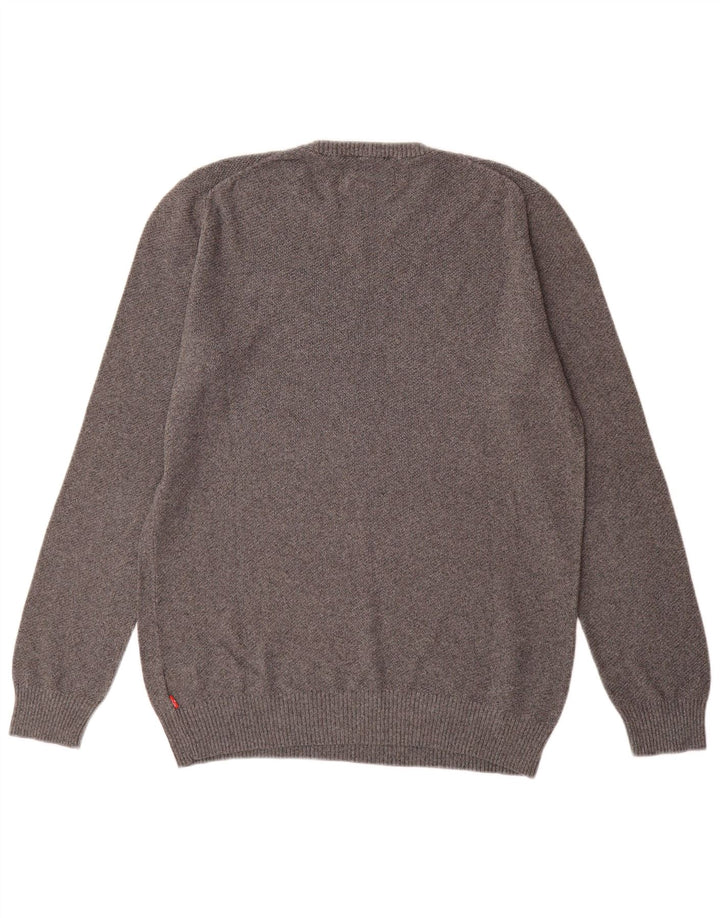 Ανδρικό πουλόβερ Levi's Crew Neck Jumper Μεσαίο γκρι βαμβακερό
