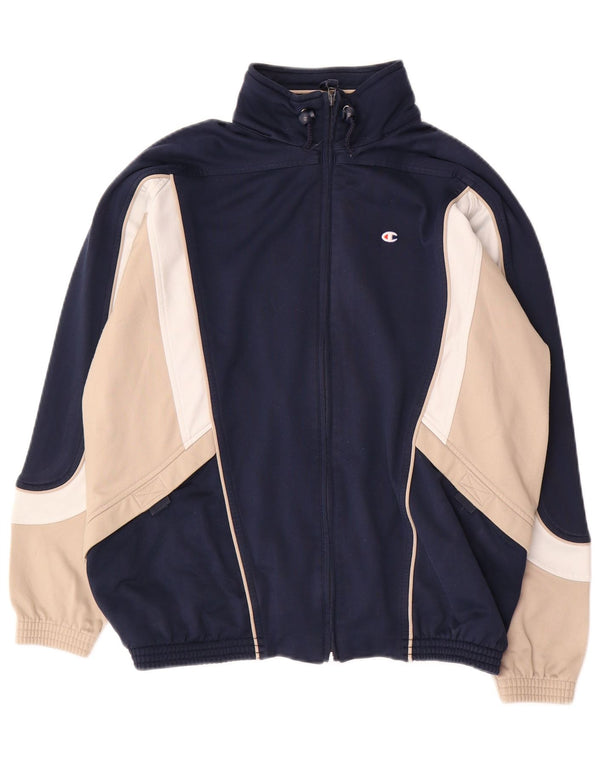 CHAMPION για αγόρια αθλητικά μπουφάν 13-14 ετών Navy Blue Colorblock