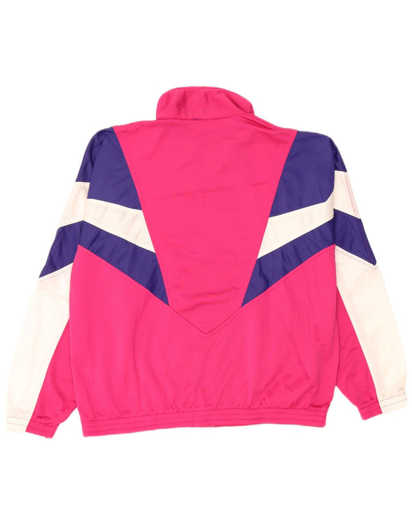 Γυναικεία αθλητική φόρμα Ellesse Top Jacket UK 14 Medium Pink Colourblock Retro