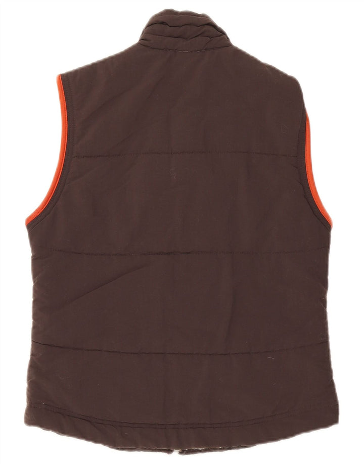 Adidas Γυναικεία padded Gilet UK 10 Small Brown Polyamide