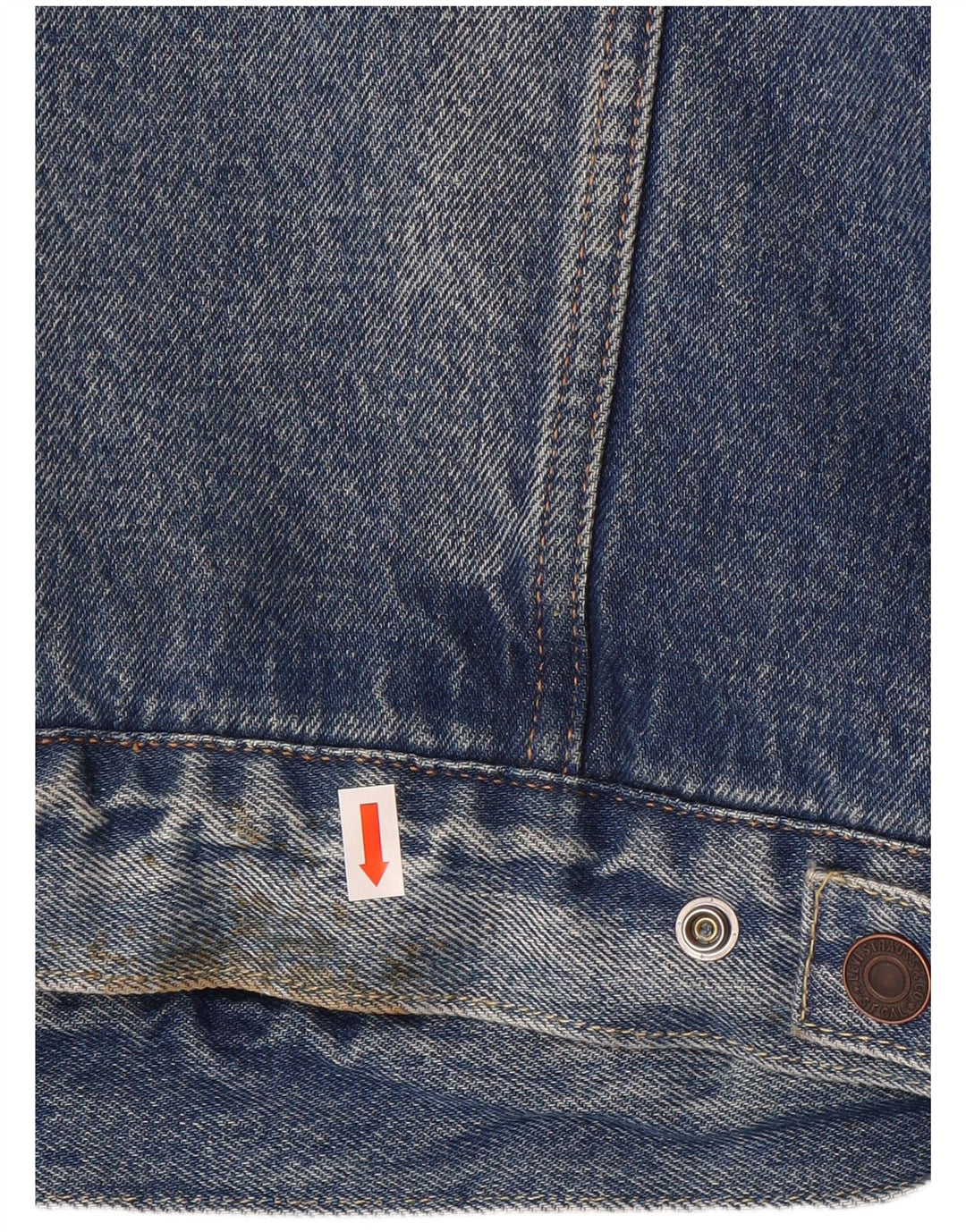 Ανδρικό τζιν Sherpa Jacket Levi's UK 40 μεγάλο μπλε βαμβακερό