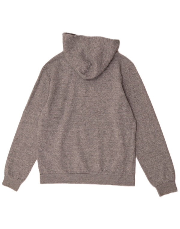 Champion Boys Graphic Hoodie Jumper 15-16 Years 2XL Grey Flecked Cotton
