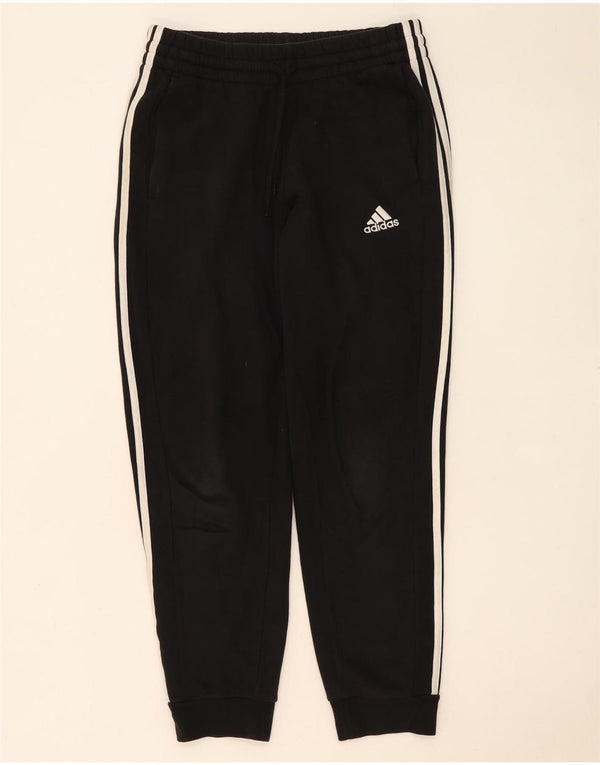 Γυναικεία αθλητική φόρμα Adidas Παντελόνι Joggers UK 14 Μεσαίο μαύρο βαμβακερό