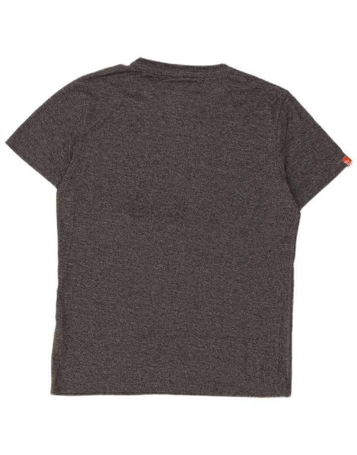 Superdry Ανδρικό γραφικό μπλουζάκι Osaka State Top μεγάλο γκρι βαμβακερό