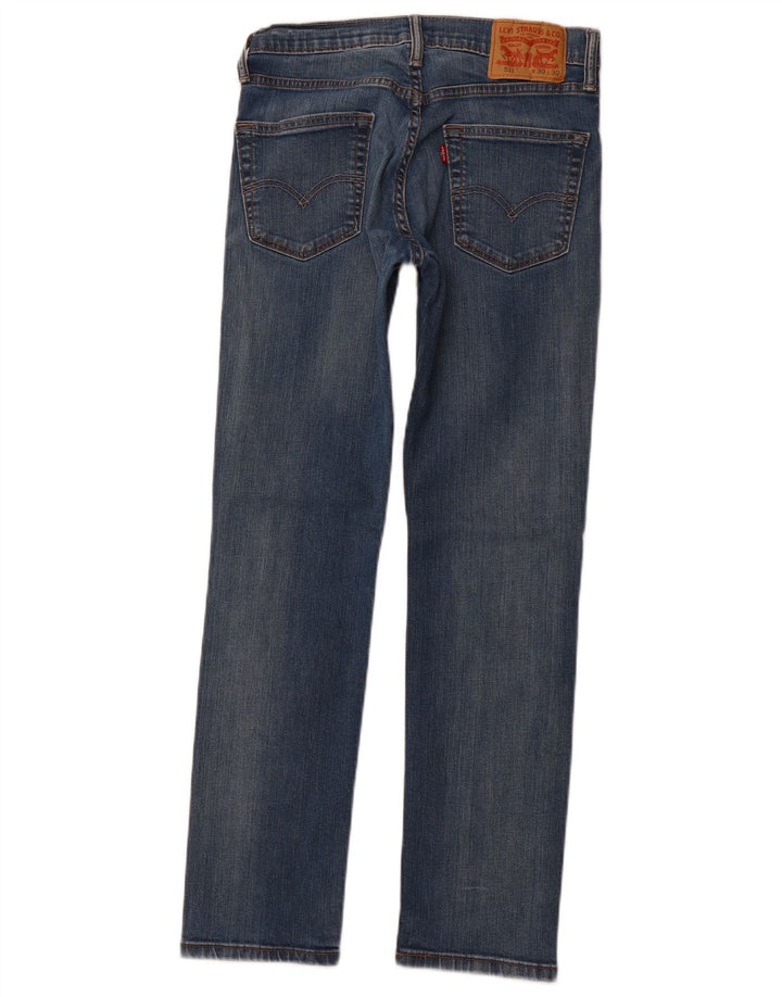 Levi's Mens 511 Slim Jeans W30 L30 Blue Cotton