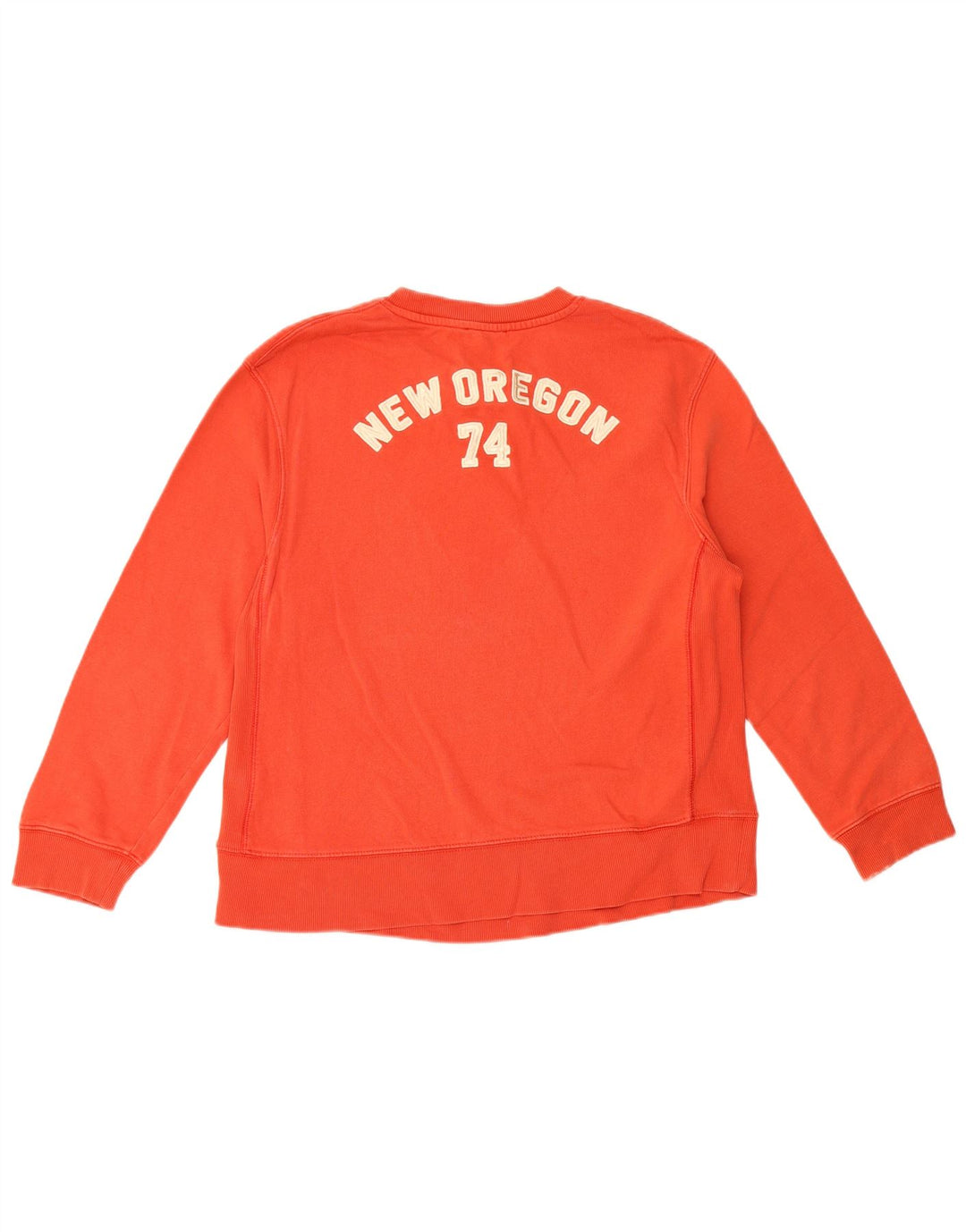 Zara Γυναικείο Φούτερ γραφικό Jumper UK 14 Μεσαίο κόκκινο βαμβακερό