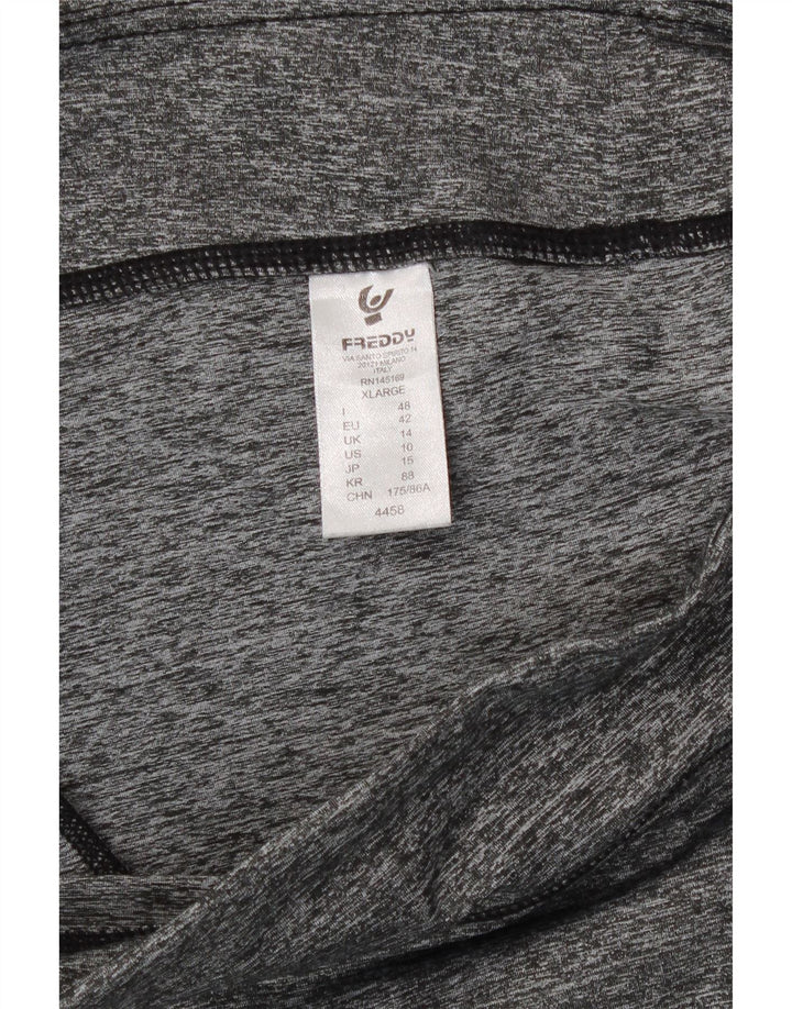 Γυναικεία φόρμα Freddy Capri Παντελόνια UK 14 Large Grey Flecked Polyester