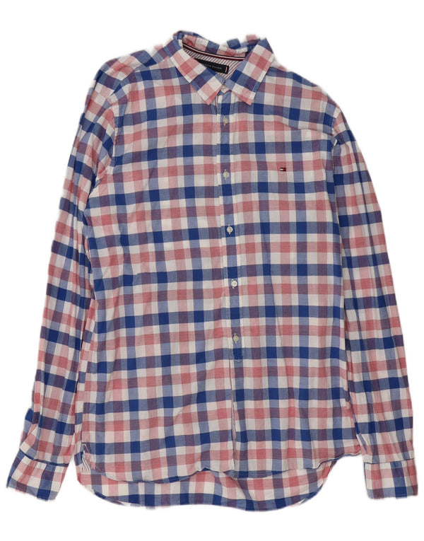 Ανδρικό πουκάμισο Tommy Hilfiger Slim Fit μεγάλο πολύχρωμο βαμβακερό
