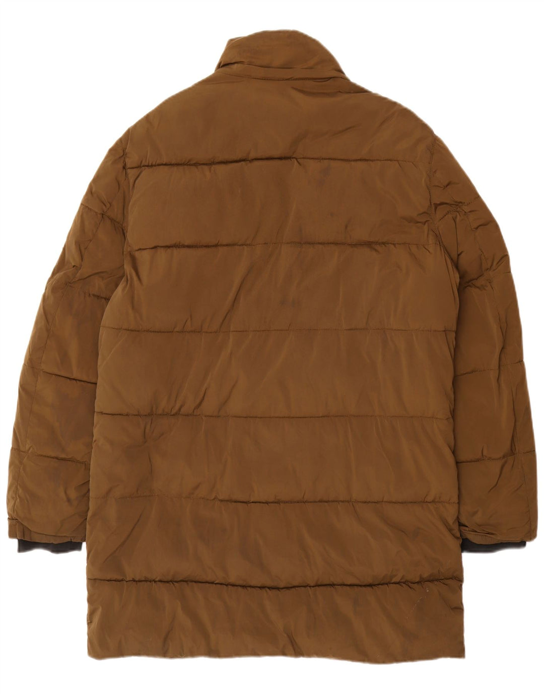 Zara Ανδρικό παλτό με επένδυση UK 38 Medium Khaki Nylon Biker