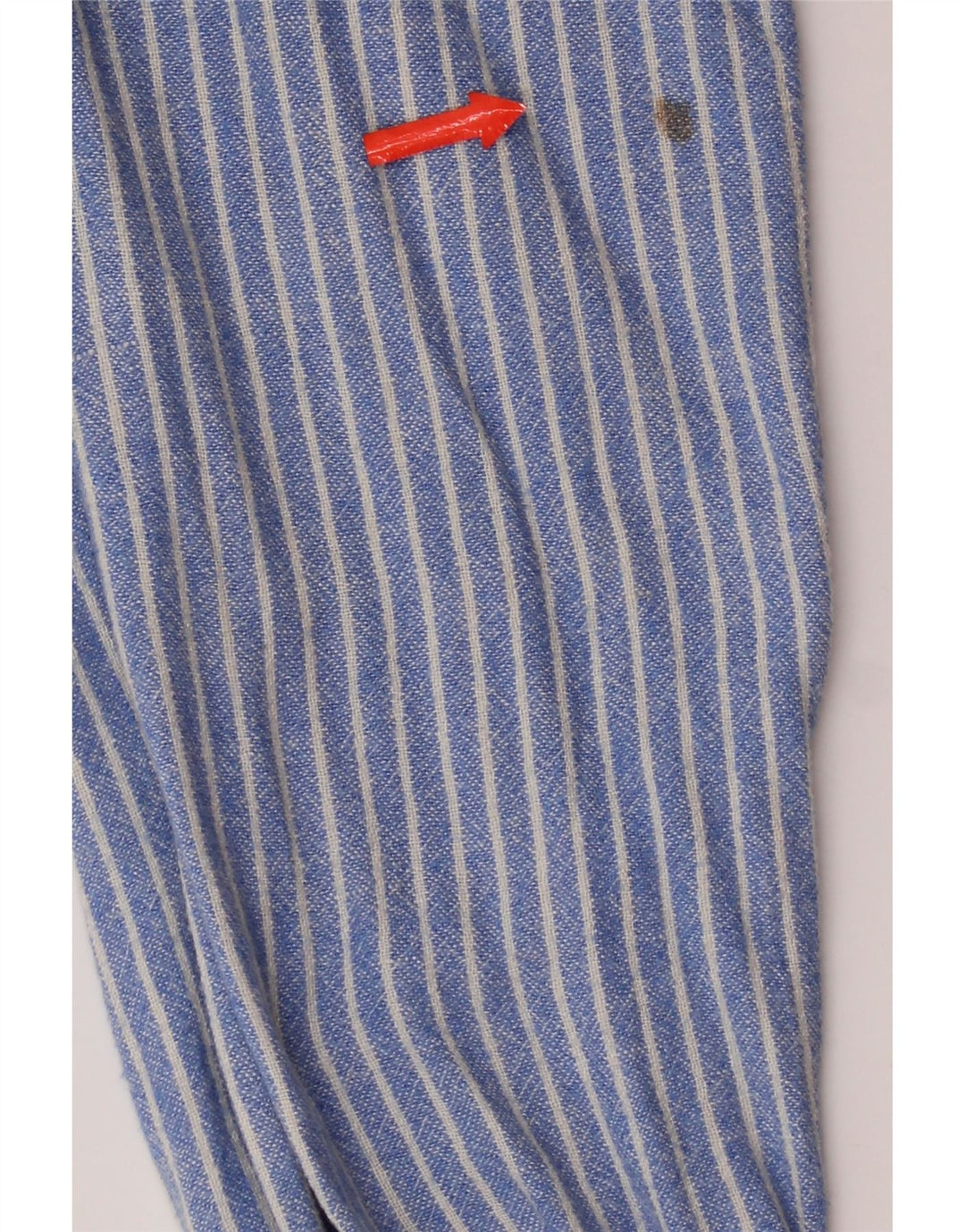 Ανδρικό πουκάμισο Crew Clothing Λινό με μεσαίο μπλε pinstripe