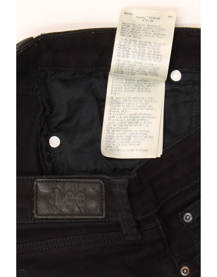 Lee Womens Marion Straight Jeans W31 L33 Μαύρο βαμβακερό
