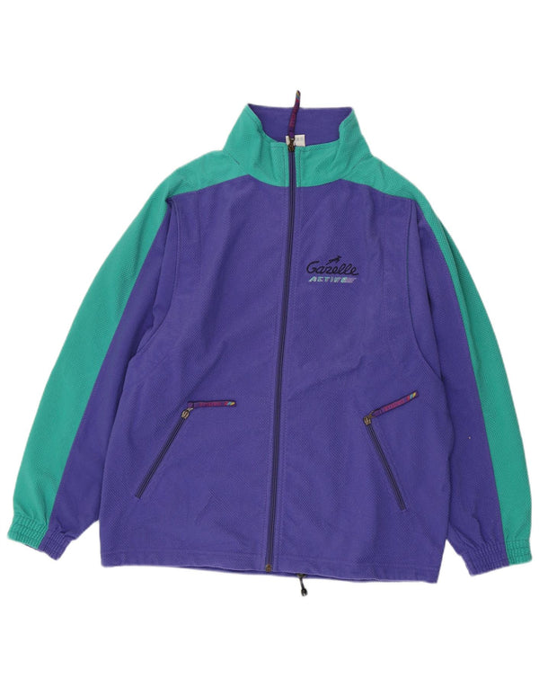 Ανδρική αθλητική φόρμα GAZELLE Top Jacket Large Purple Colourblock Polyester