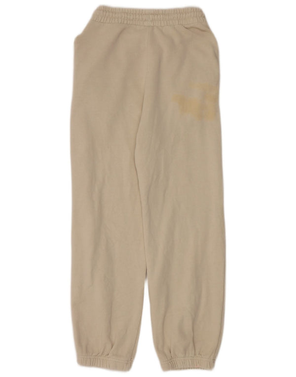 Zara Γυναικεία αθλητική φόρμα Παντελόνι Joggers UK 10 Small Beige βαμβακερό