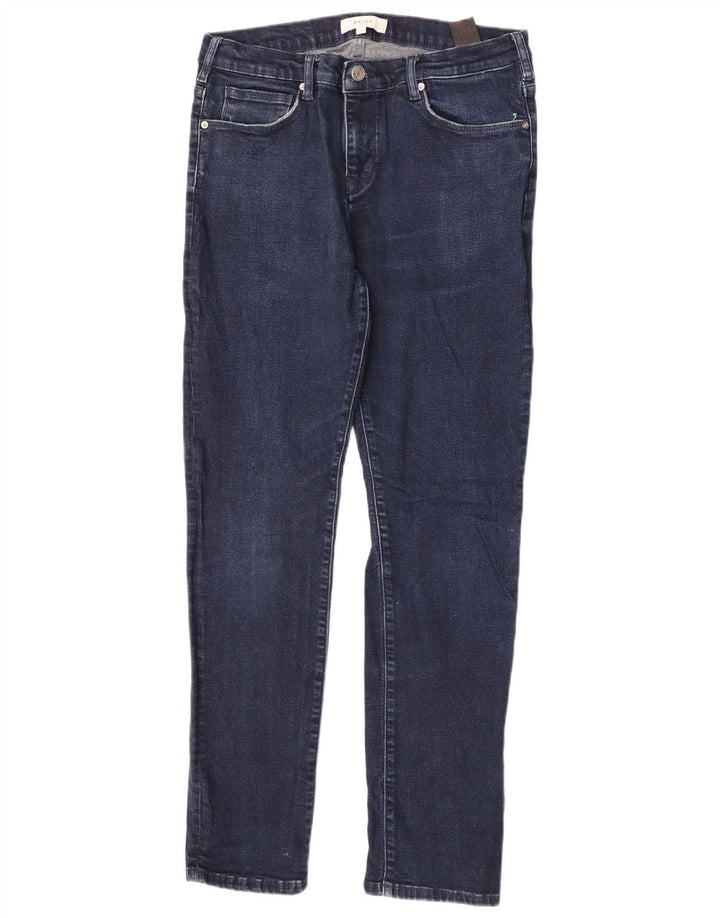 Ανδρικό τζιν Reiss Slim W34 L30 Navy Blue Cotton