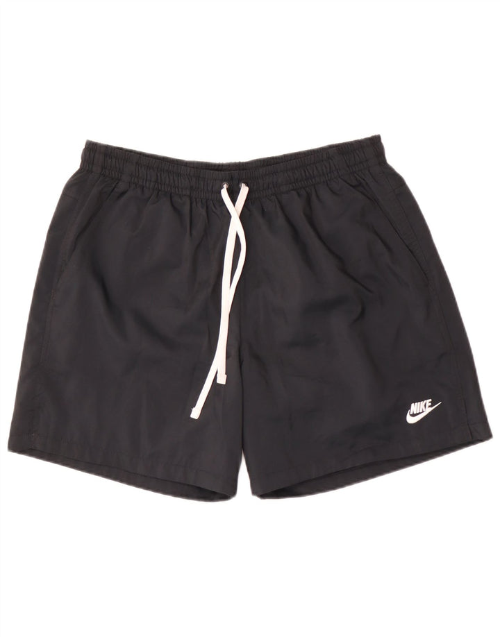 Ανδρικό αθλητικό σορτς Nike μεγάλο μαύρο πολυεστέρα