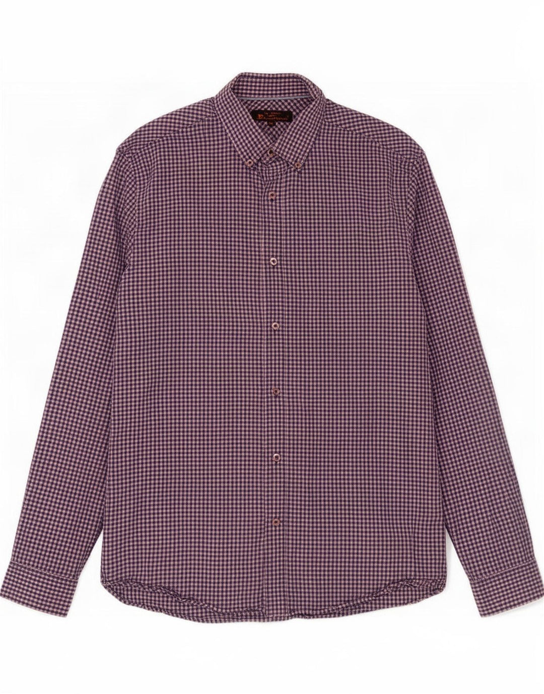 Ανδρικό πουκάμισο Ben Sherman Μέγεθος 15 1/2 Medium Blue Gingham Cotton