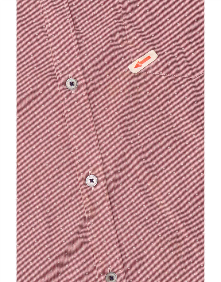 Ανδρικό πουκάμισο Ted Baker, νούμερο 5 XL, βαμβακερό κόκκινο ρίγες