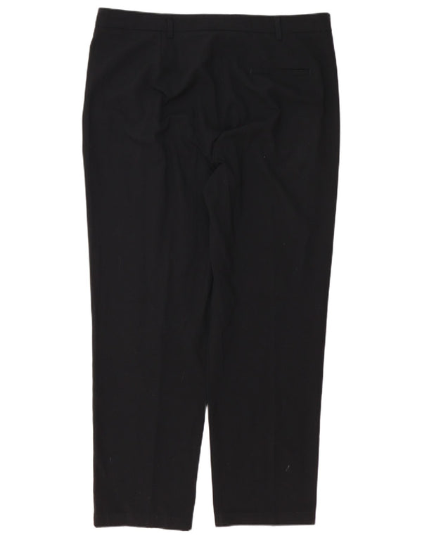 Marks & Spencer Γυναικείο ίσιο παντελόνι UK 16 Large W38 L29 Μαύρο