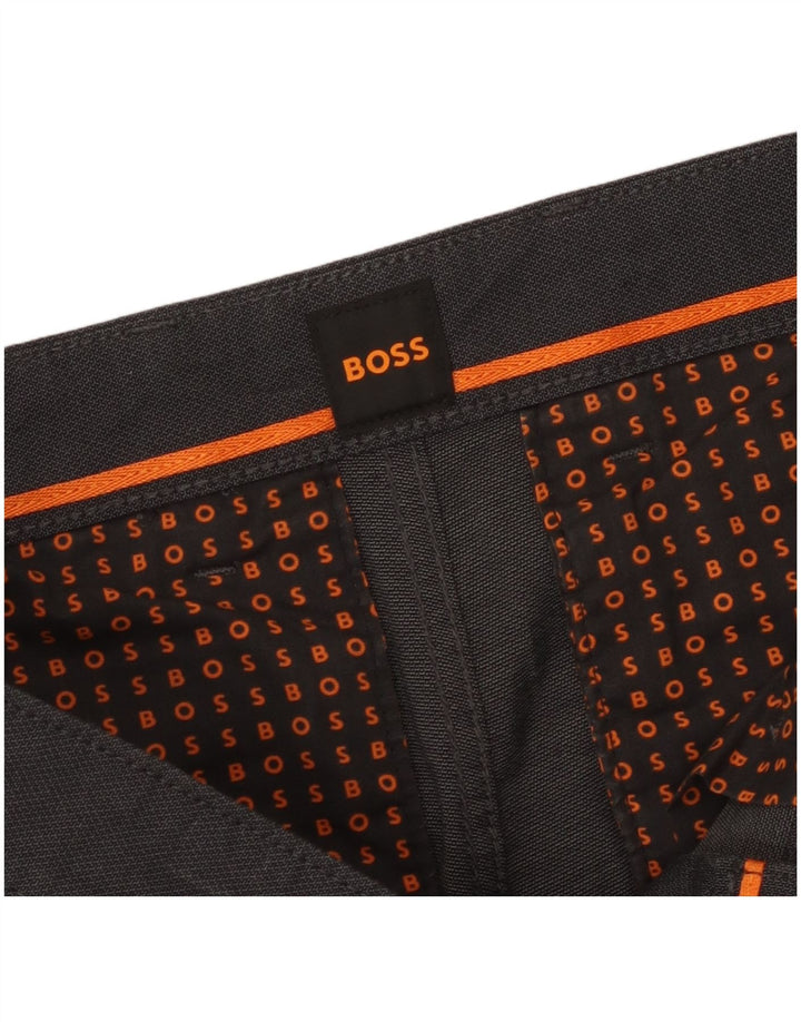 Ανδρικό ίσιο παντελόνι Chino Hugo Boss W34 L32 Γκρι